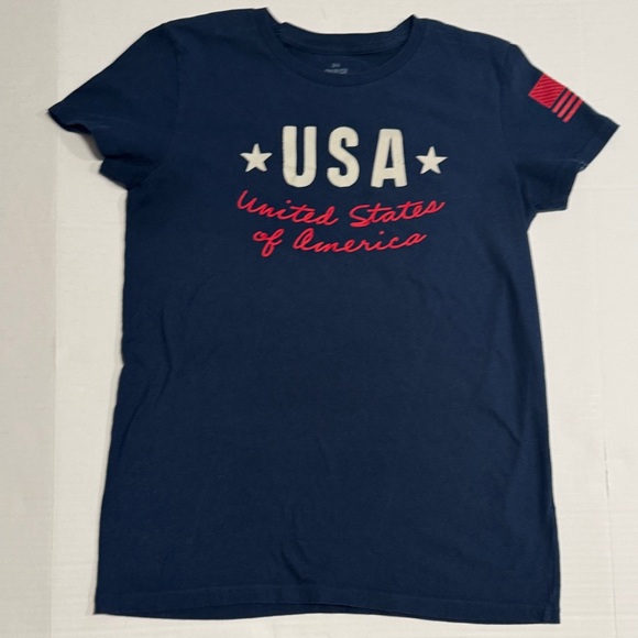 Under Armour Navy USA Graphic Tee - Picture 1 of 3